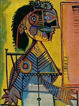 marie - Porträt Frau au col vert Marie Therese Walter 1938 kubist Pablo Picasso